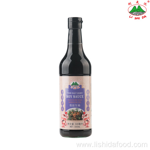 500ml Less Salt Light Soy Sauce